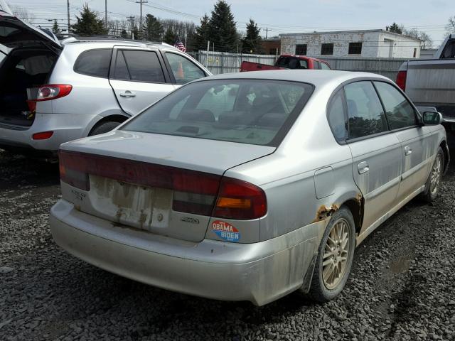 4S3BE635037209738 - 2003 SUBARU LEGACY L SILVER photo 4