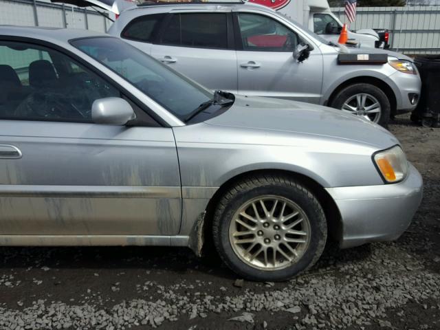 4S3BE635037209738 - 2003 SUBARU LEGACY L SILVER photo 9