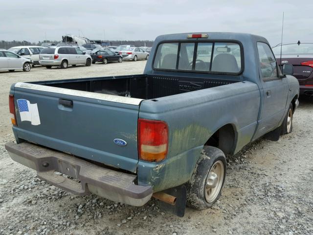 1FTCR10A7TTA45084 - 1996 FORD RANGER GREEN photo 4