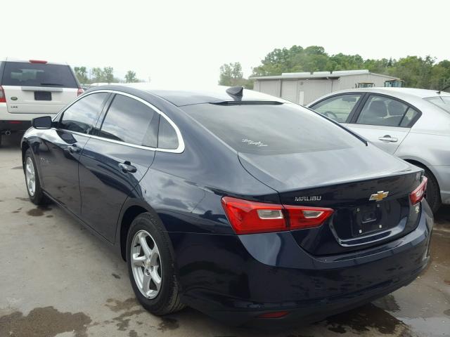 1G1ZB5ST3GF310407 - 2016 CHEVROLET MALIBU LS ლურჯი ფოტო 3