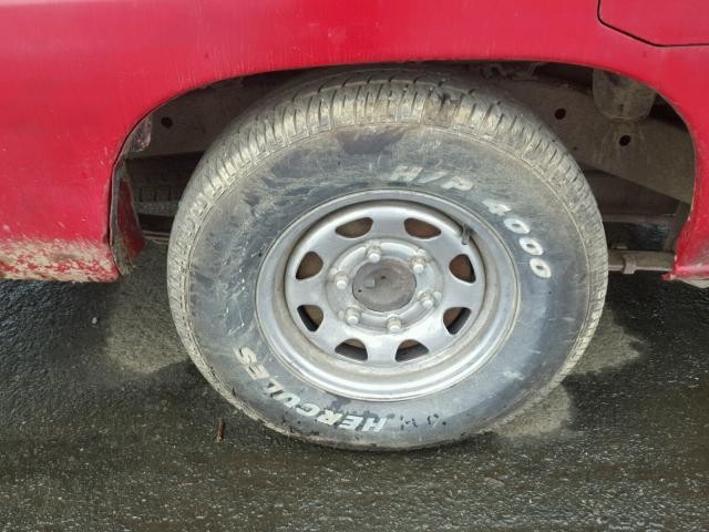 1N6SD16S9SC409463 - 1995 NISSAN TRUCK KING RED photo 9