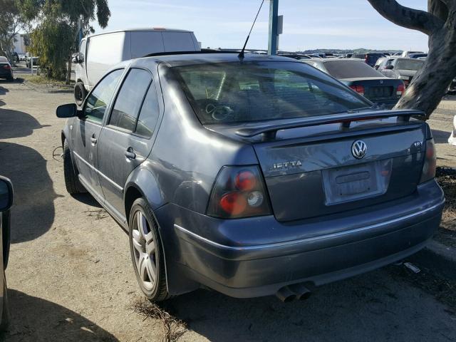 3VWSE69M94M072415 - 2004 VOLKSWAGEN JETTA GLS GRAY photo 3