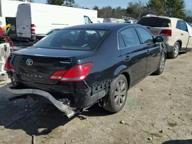 4T1BK36B16U112168 - 2006 TOYOTA AVALON XL BLACK photo 4