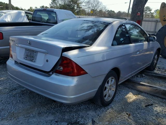 1HGEM22913L070046 - 2003 HONDA CIVIC EX SILVER photo 4