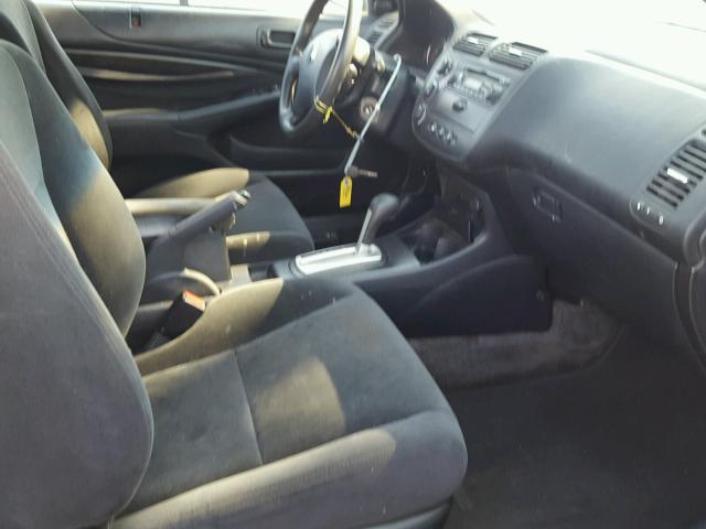 1HGEM22913L070046 - 2003 HONDA CIVIC EX ვერცხლისფერი ფოტო 5