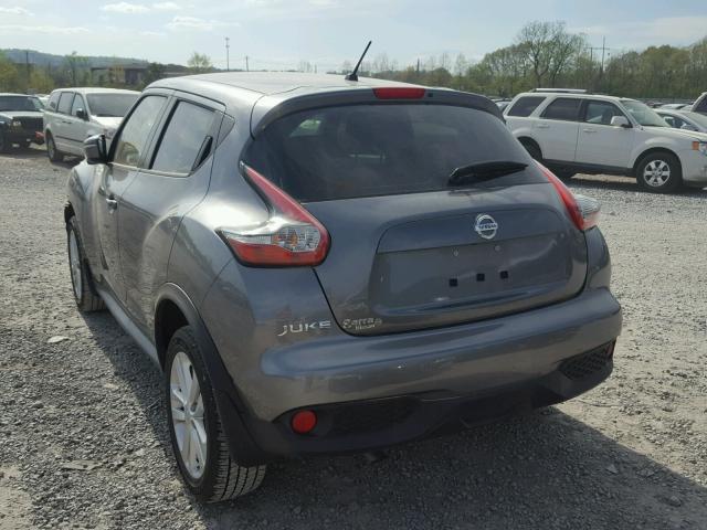 JN8AF5MR0GT606985 - 2016 NISSAN JUKE S GRAY photo 3