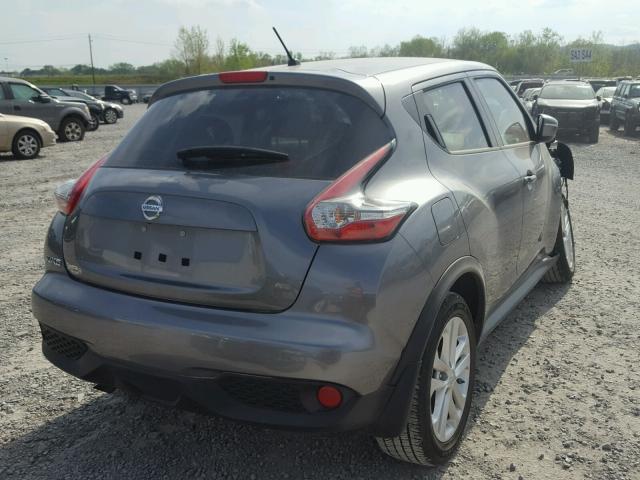 JN8AF5MR0GT606985 - 2016 NISSAN JUKE S GRAY photo 4