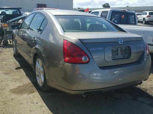 1N4BA41EX4C887981 - 2004 NISSAN MAXIMA SE BEIGE photo 3