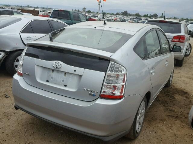 JTDKB20U877687408 - 2007 TOYOTA PRIUS SILVER photo 4