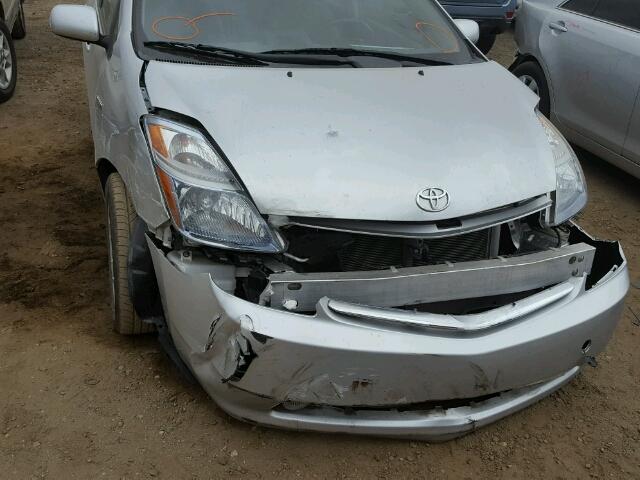 JTDKB20U877687408 - 2007 TOYOTA PRIUS SILVER photo 9