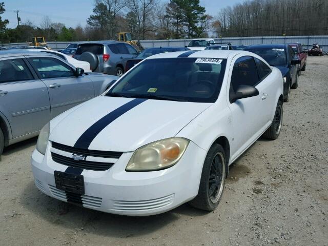 1G1AK15F967872185 - 2006 CHEVROLET COBALT LS WHITE photo 2