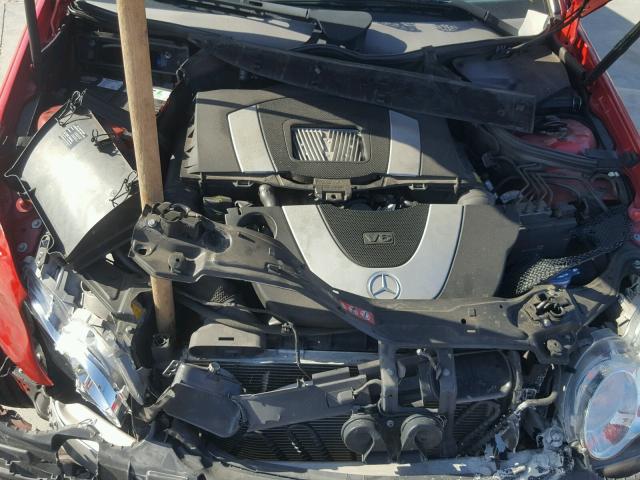 WDBRF52H77A936478 - 2007 MERCEDES-BENZ C 230 RED photo 7