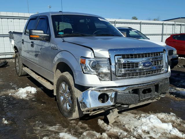 1FTFW1EF7EFA35537 - 2014 FORD F150 SUPER SILVER photo 1