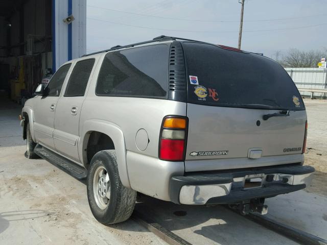 3GNEC16Z74G204666 - 2004 CHEVROLET SUBURBAN C SILVER photo 3