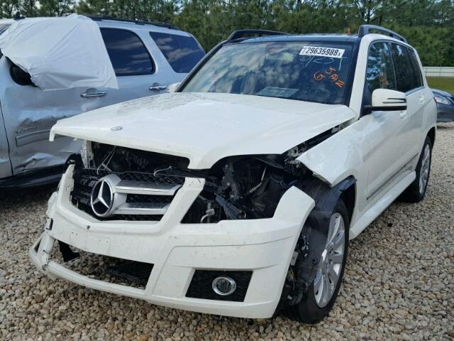 WDCGG8HB5AF481323 - 2010 MERCEDES-BENZ GLK 350 4M WHITE photo 2