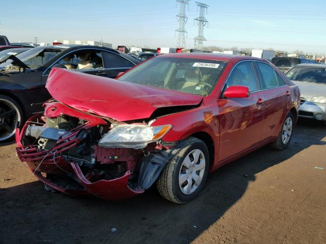 4T1BE46KX7U044127 - 2007 TOYOTA CAMRY NEW RED photo 2