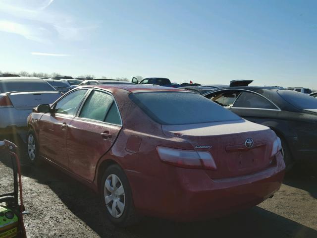 4T1BE46KX7U044127 - 2007 TOYOTA CAMRY NEW RED photo 3