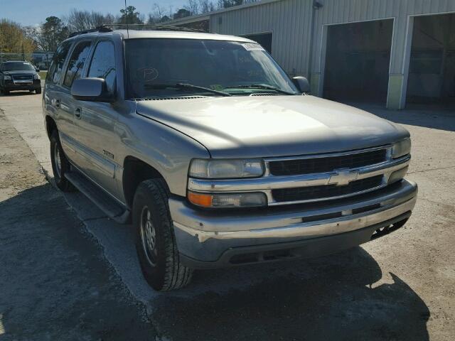 1GNEK13T01R148326 - 2001 CHEVROLET TAHOE K150 TAN photo 1