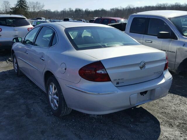 2G4WD532951184712 - 2005 BUICK LACROSSE C SILVER photo 3