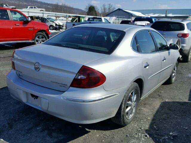 2G4WD532951184712 - 2005 BUICK LACROSSE C SILVER photo 4