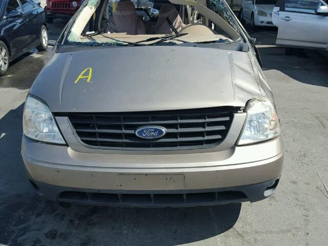 2FMZA576X5BA66214 - 2005 FORD FREESTAR S GOLD photo 7