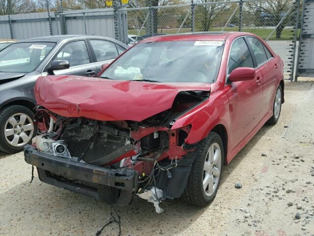 4T1BE46K27U036071 - 2007 TOYOTA CAMRY NEW RED photo 2