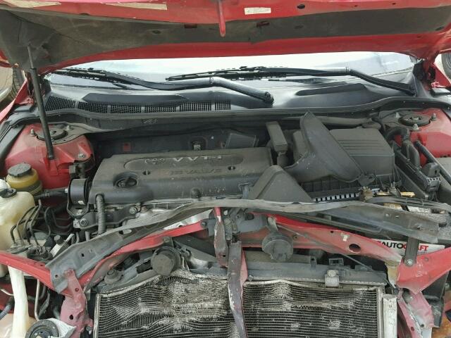 4T1BE46K27U036071 - 2007 TOYOTA CAMRY NEW RED photo 7