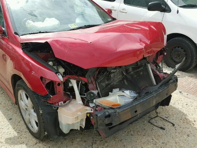 4T1BE46K27U036071 - 2007 TOYOTA CAMRY NEW RED photo 9
