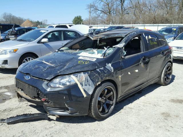 1FADP3L92DL250066 - 2013 FORD FOCUS ST BLACK photo 2