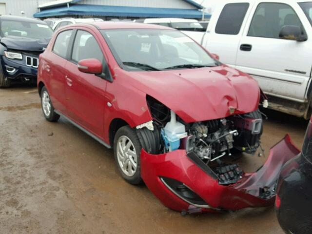 ML32A4HJ1JH003344 - 2018 MITSUBISHI MIRAGE SE RED photo 1