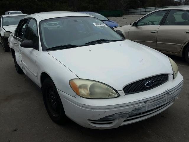 1FAFP53206A257295 - 2006 FORD TAURUS SE WHITE photo 1