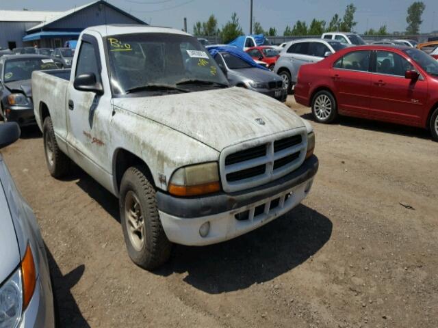 1B7FL26X8WS647521 - 1998 DODGE DAKOTA WHITE photo 1