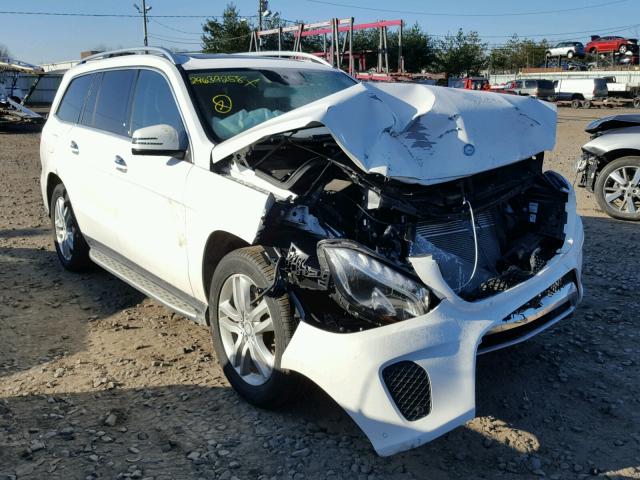 4JGDF6EE5HA834418 - 2017 MERCEDES-BENZ GLS 450 4M WHITE photo 1