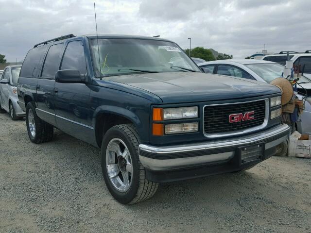 1GKEC16RXVJ728536 - 1997 GMC SUBURBAN C GREEN photo 1