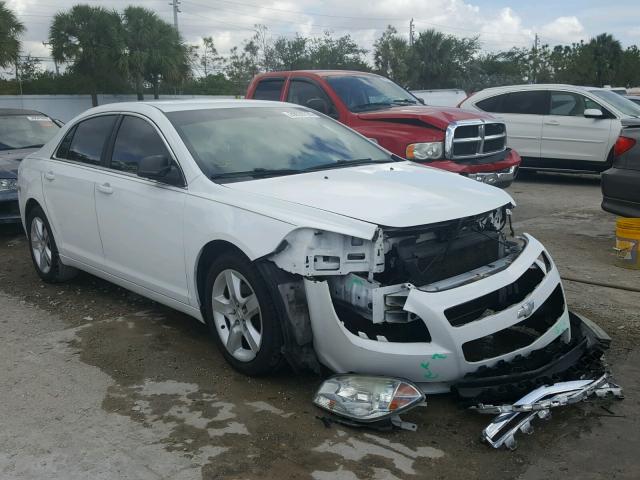 1G1ZB5EB6A4141800 - 2010 CHEVROLET MALIBU LS WHITE photo 1