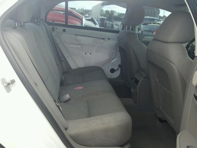 1G1ZB5EB6A4141800 - 2010 CHEVROLET MALIBU LS თეთრი ფოტო 6