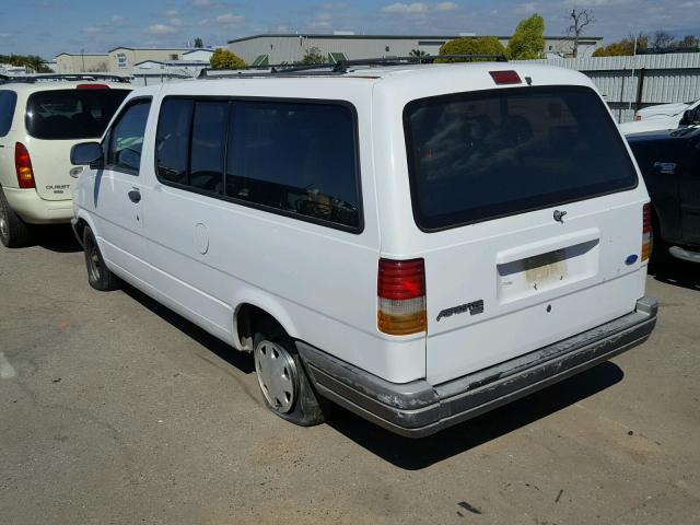 1FMDA31X1TZB25192 - 1996 FORD AEROSTAR WHITE photo 3