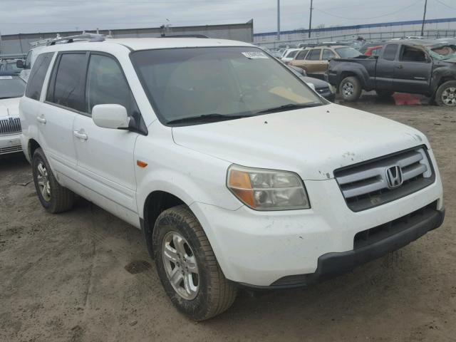 5FNYF28268B027218 - 2008 HONDA PILOT VP WHITE photo 1