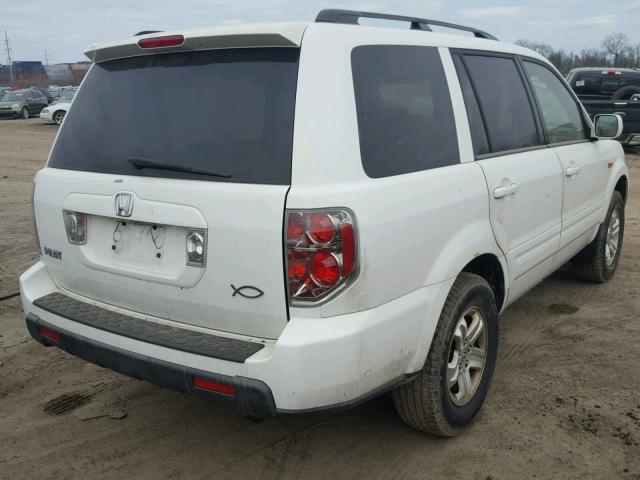 5FNYF28268B027218 - 2008 HONDA PILOT VP WHITE photo 4