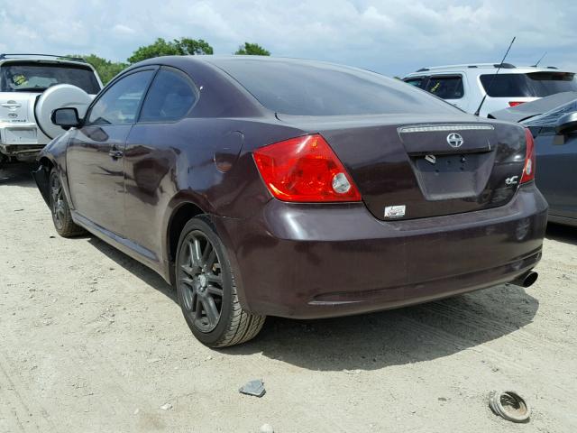 JTKDE177850056425 - 2005 TOYOTA SCION TC 勃艮第红 照片 3