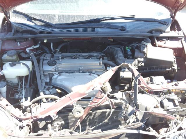 JTKDE177850056425 - 2005 TOYOTA SCION TC 勃艮第红 照片 7