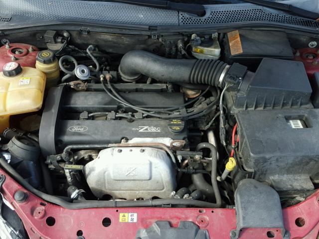 1FAFP34373W261757 - 2003 FORD FOCUS SE C RED photo 7