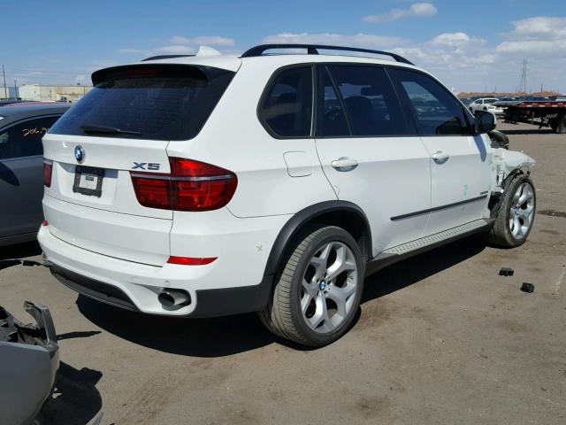 5UXZV4C54CL767911 - 2012 BMW X5 XDRIVE3 WHITE photo 4