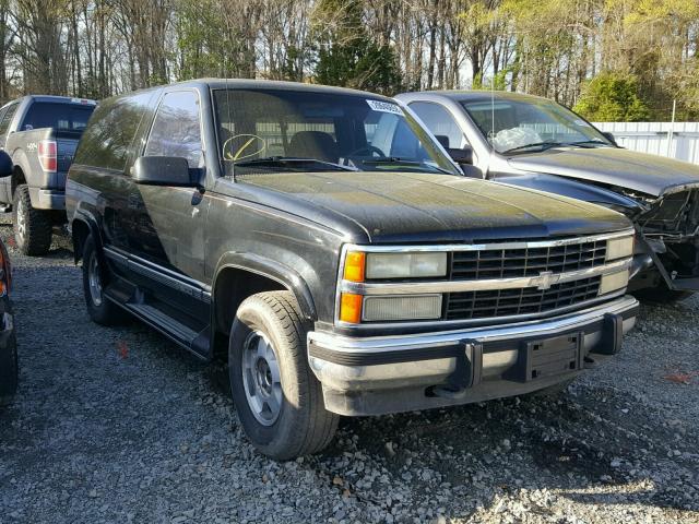 1GNEK18K1NJ341654 - 1992 CHEVROLET BLAZER K15 BLACK photo 1