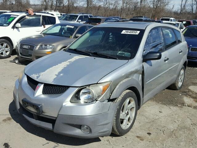 5Y2SL648X3Z472158 - 2003 PONTIAC VIBE GRAY photo 2