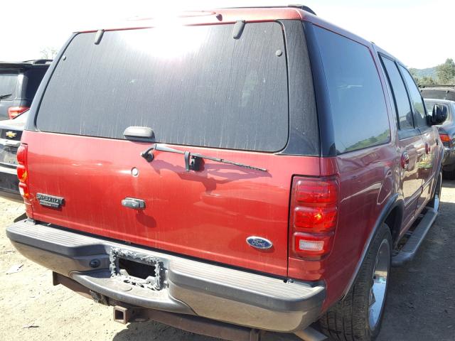 1FMRU15L62LA99313 - 2002 FORD EXPEDITION RED photo 4