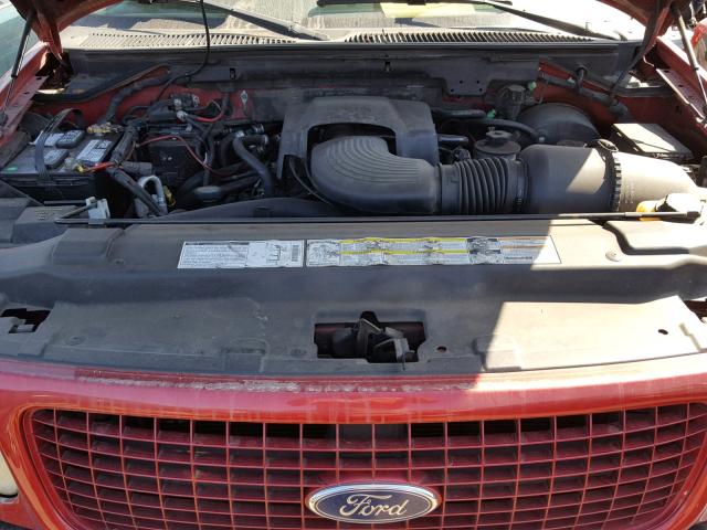 1FMRU15L62LA99313 - 2002 FORD EXPEDITION RED photo 7