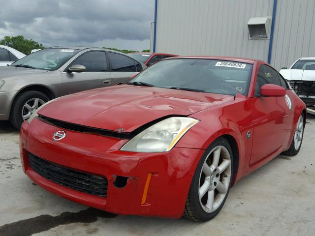 JN1AZ34E53T021837 - 2003 NISSAN 350Z COUPE RED photo 2