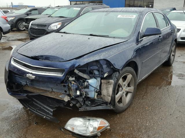 1G1ZC5E1XBF105912 - 2011 CHEVROLET MALIBU 1LT 蓝色 照片 2