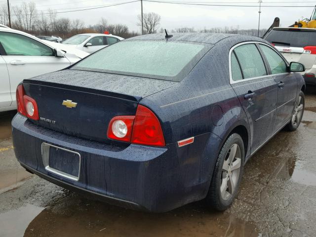 1G1ZC5E1XBF105912 - 2011 CHEVROLET MALIBU 1LT 蓝色 照片 4